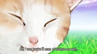 Tang Ping Cat in a cartoon about appreciating culture
